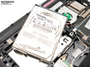 Di fabbrica troviamo un hard disk con 250 GB.