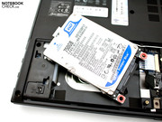... l'hard disk da 750 GB (2.5 pollici) di marca Western Digital.