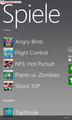 Interfaccia menu giochi Xbox 360