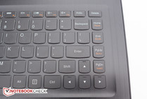 ...ed alcuni tasti non sono full size - ad esempio il Backspace