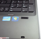 Il lettore di impronte digitali e molte altre features proteggono il notebook ed i suoi dati.