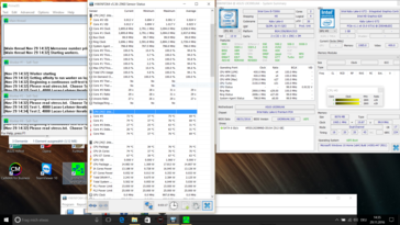 Prime95 Multi CPU after 3 minutes: 2.9 GHz at 70 °C SoC