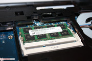 4 GB di DDR3 sono inserite in uno dei due banchi di memoria.