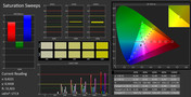 Saturazione del colore (display calibrato) sRGB