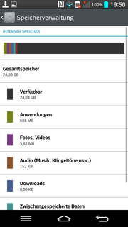 Lo spazio di archiviazione interno di 32 Gb non è poco.