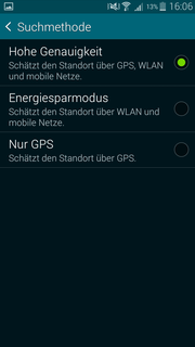 Ci sono molte impostazioni di localizzazione oltre al GPS: si può migliorare grazie alla WLAN e alla rete telefonica