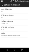 L'HTC Desire 510 funziona con Android 4.4.3.