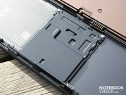 Il touchpad sembra separare in due la batteria.