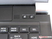 Il portatile business ha due hot keys.