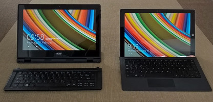 Aspire Switch 12 e Surface Pro 3