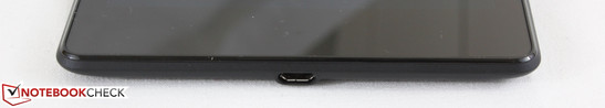 Bottom: micro-USB 2.0