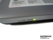 Slider WLAN/Bluetooth sul frontale