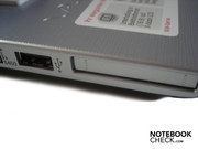 USB 2.0 e slot ExpressCard sulla sinistra
