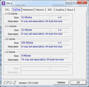 System info CPUZ Cache