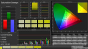 CalMAN: Saturation Sweeps (calibrated)