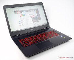 In review: HP Omen 17-w110ng. Test model courtesy of Notebooksbilliger.