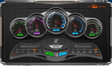 OC utility (system idling on High Performance)