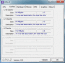 System info CPUZ Cache