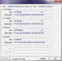 System info CPUZ Cache