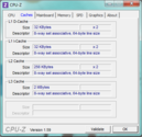 System info CPUZ Cache