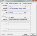 Informazioni di Sistema CPUZ Cache