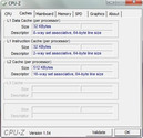 Systeminfo CPUZ Cache
