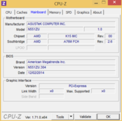 System info: CPU-Z Mainboard