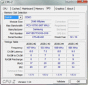 Informazioni di Sistema CPUZ RAM SPD