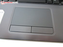 Il touchpad ha una superficie piacevole.