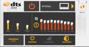 La combinazione di software DTS Sound...