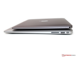 Confronto dimensioni con il MacBook Air 13
