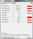 Temperatura della GPU in Idle