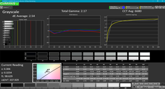 Grayscale analysis (post-calibrazione)