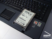 Il notebook recensito monta un hard disk da 160 GB.