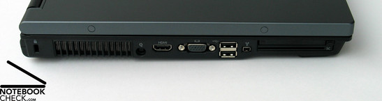 HP Compaq 8710p Interfacce