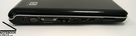 HP Pavilion dv9580eg interfacce