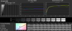 Grayscale: maximum brightness