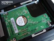 L'hard disk ha "solo" 320 GBytes, ma gira a 7200 rpm