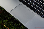 L'ottimo touchpad in vetro - ottimo anche grazie al software soprattutto in OS X.