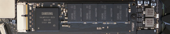 Samsung SSD nel Retina MBP13