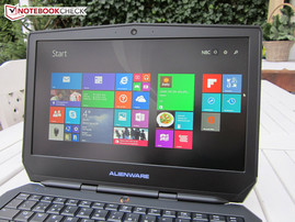 Uso all'esterno dell'Alienware 13