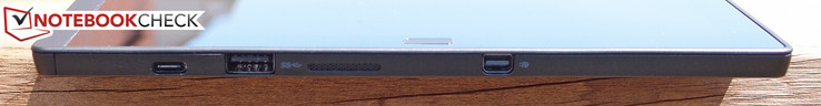 Right: USB Type-C, USB 3.0, Mini-DisplayPort - (Not shown: microSD card)