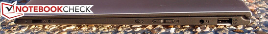 Lato Destro: Alimentazione, Lenovo OneKey Recovery, blocco rotazione schermo, Volume, 3.5 mm combo, USB 2.0 alimentata