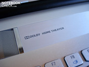 Il notebook supporta il Dolby Home Theater.