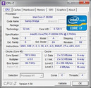 System info CPUZ CPU