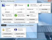 ... Il pulsate Toshiba presentation, che lancia la versione personalizzata da  Toshiba del Windows Media Center.