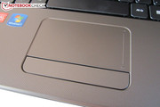 Il touchpad ribassato supporta diverse gestures.