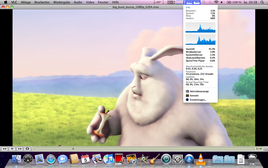 Big Buck Bunny 1080p VLC - utilizzo CPU molto più alto