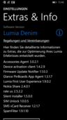 L'aggiornamento del firmware Lumia Denim è a sua volta precaricato.