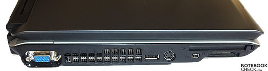 Toshiba Satellite M100-165 interfacce